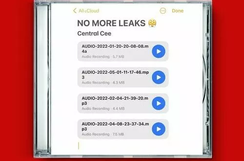 Central Cee - No More Leaks